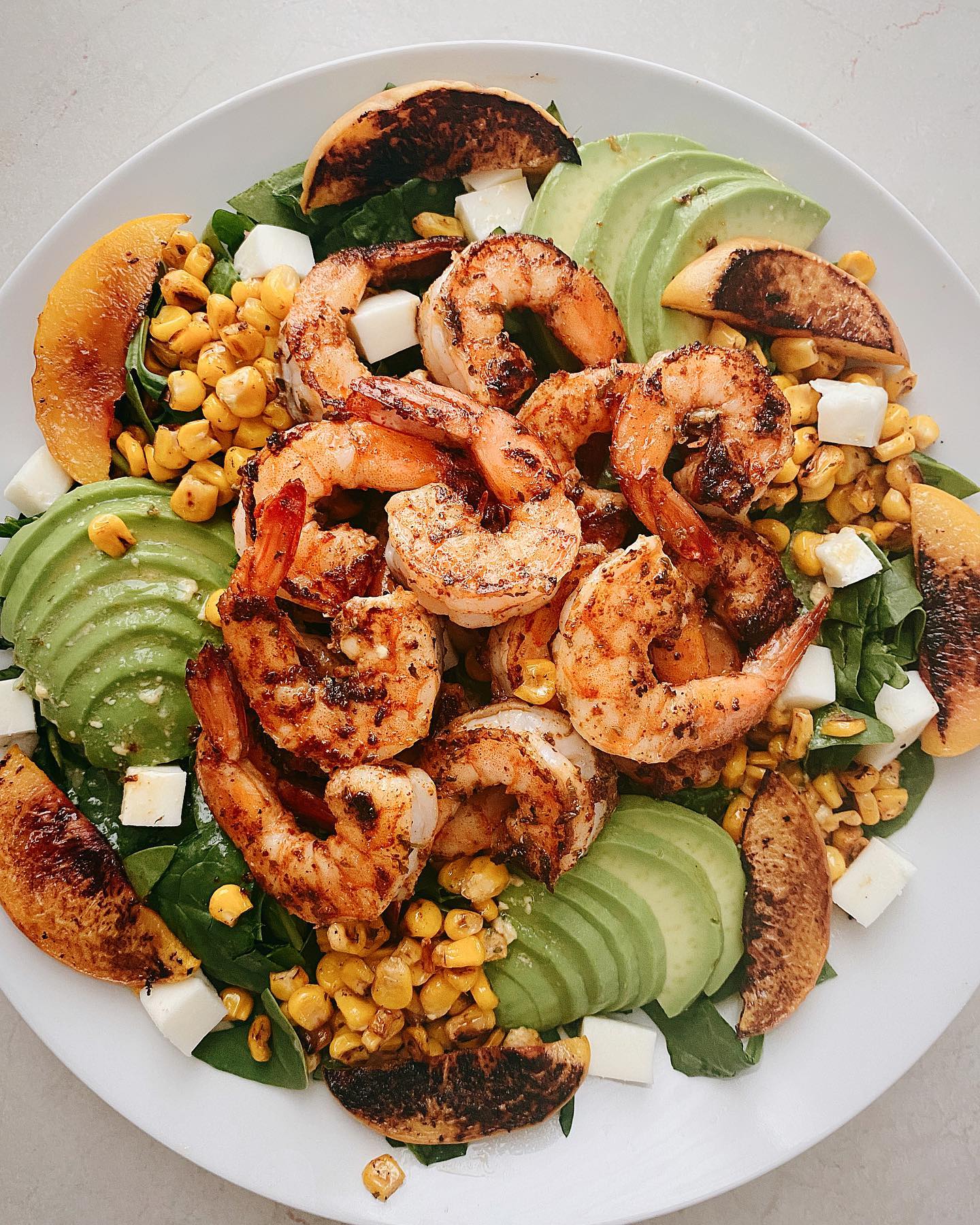Easy Shrimp and Spinach Salad
