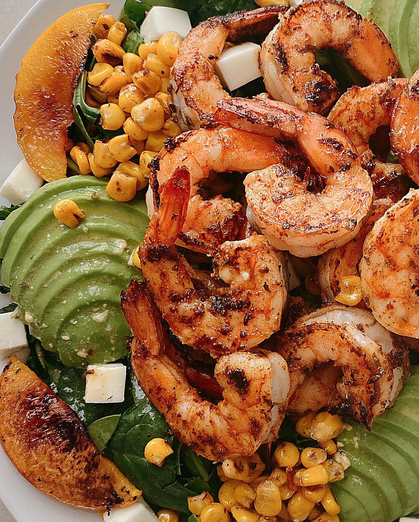 Easy Shrimp and Spinach Salad