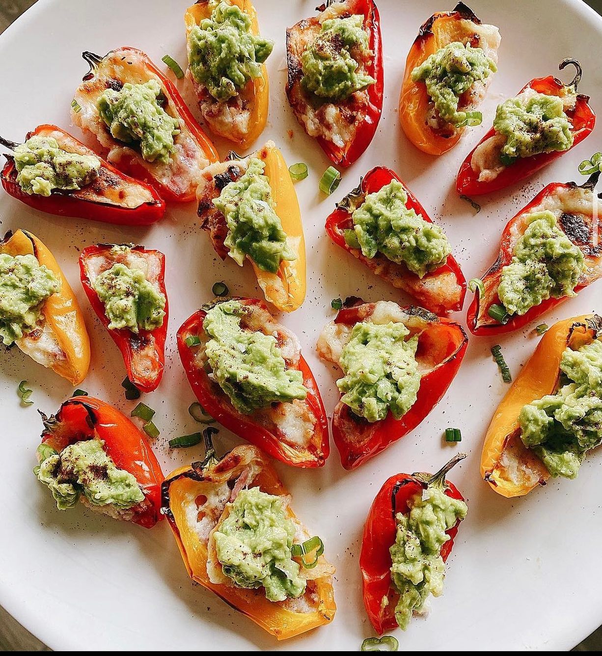 Three Cheese Stuffed Peppers
