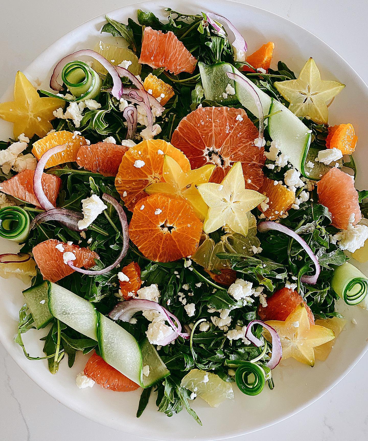 Citrus Arugula Salad with Feta