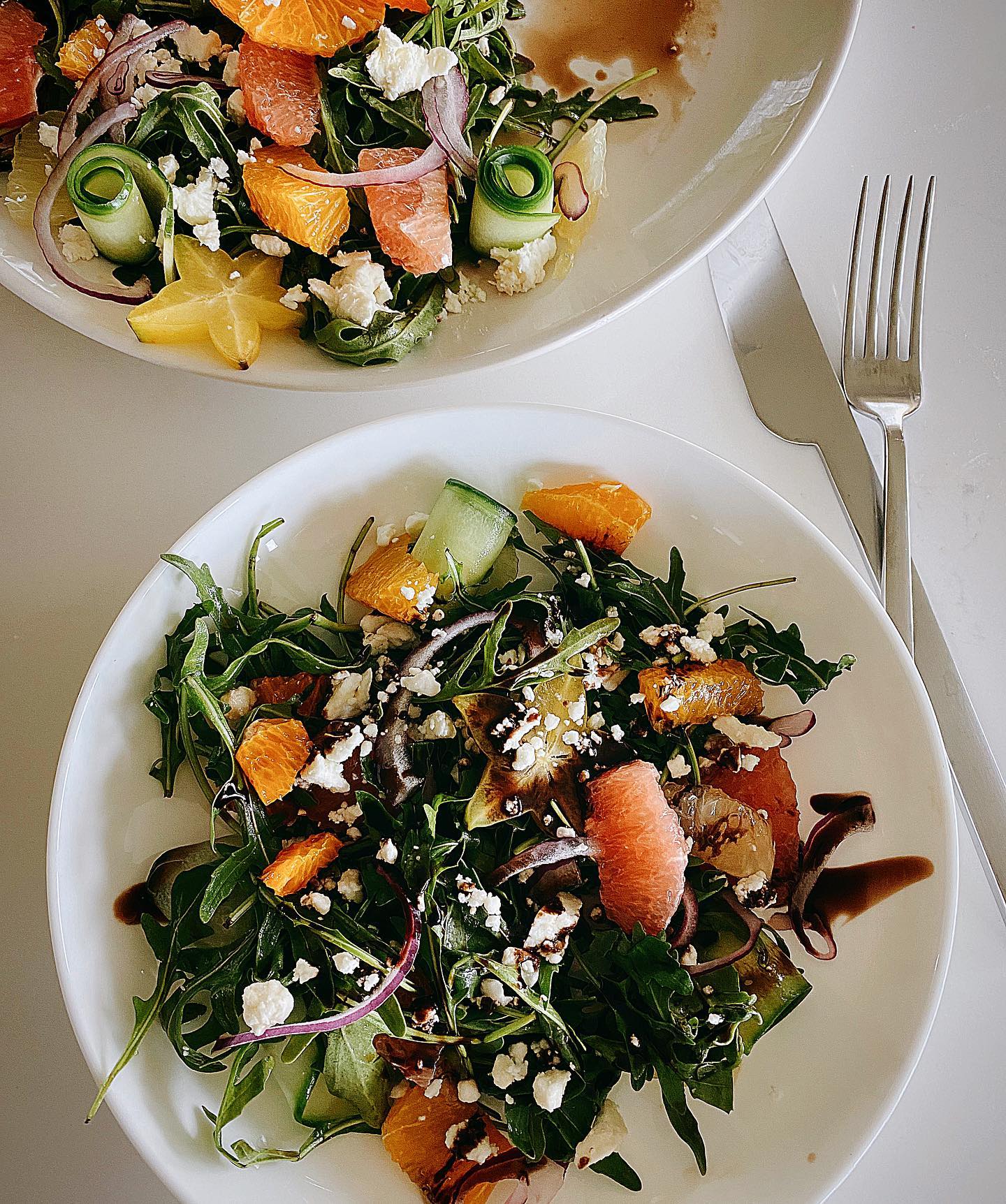 Citrus Arugula Salad with Feta