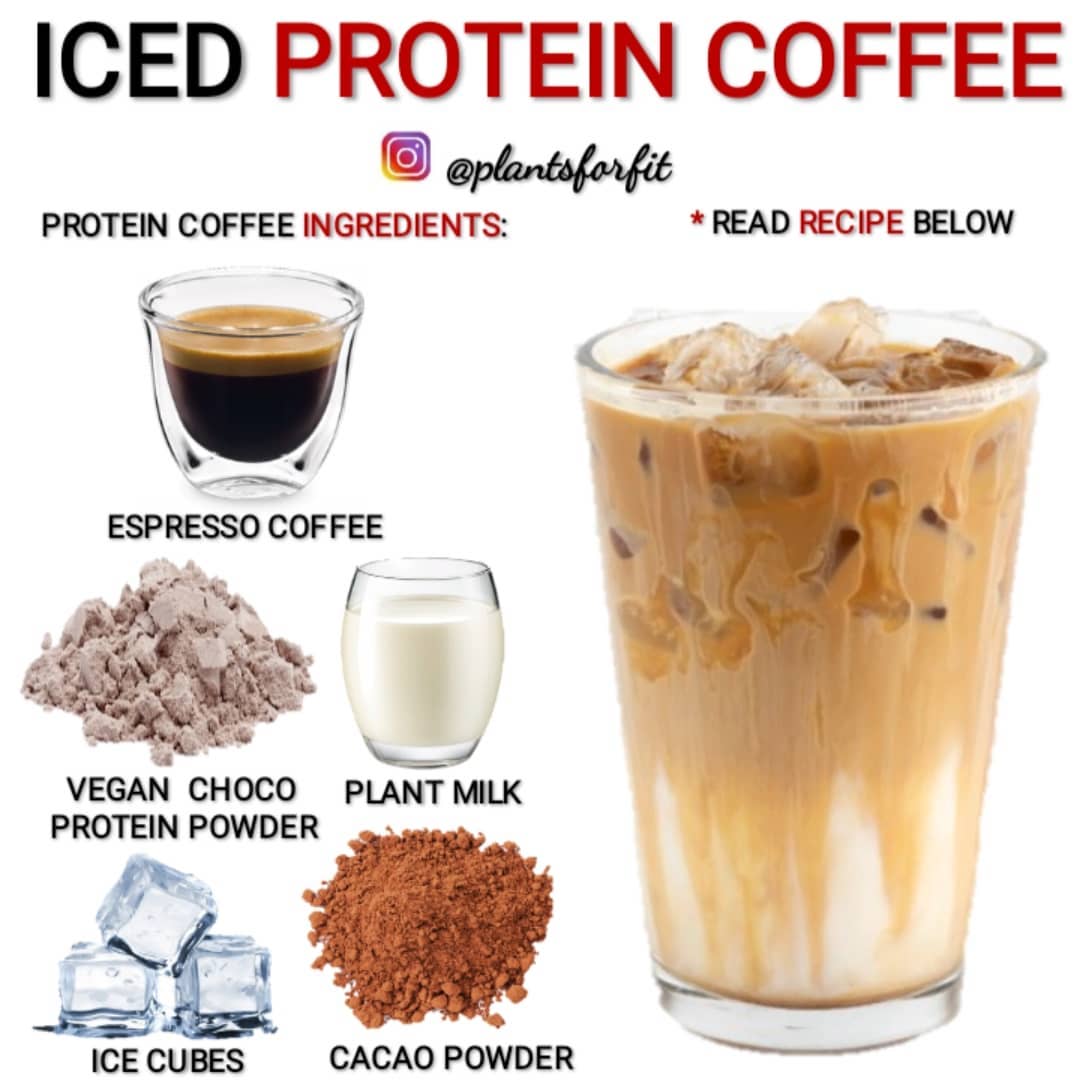 Vegan Chocolate Protein Coffee Drink
