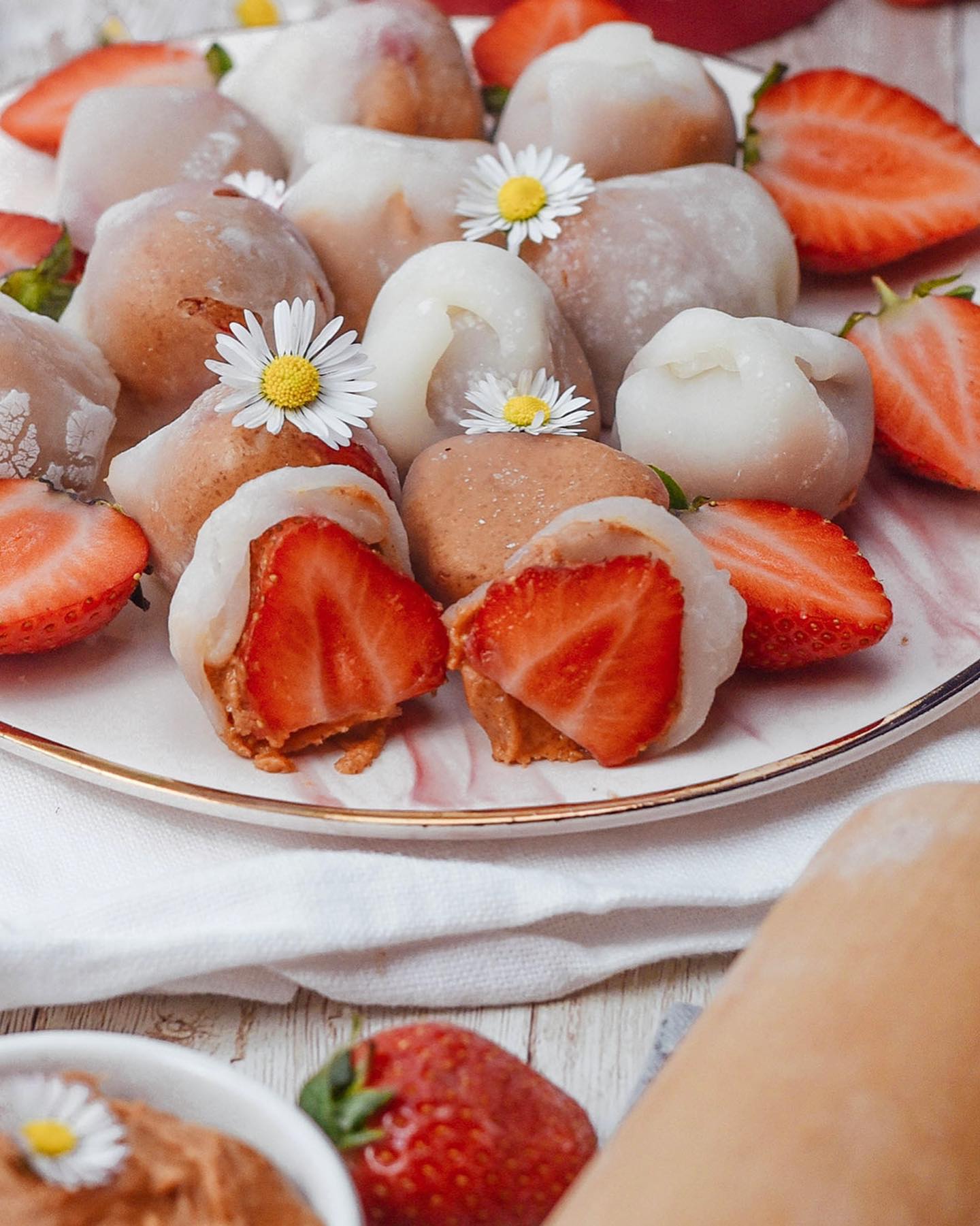 Homemade Japanese Strawberry Mochi