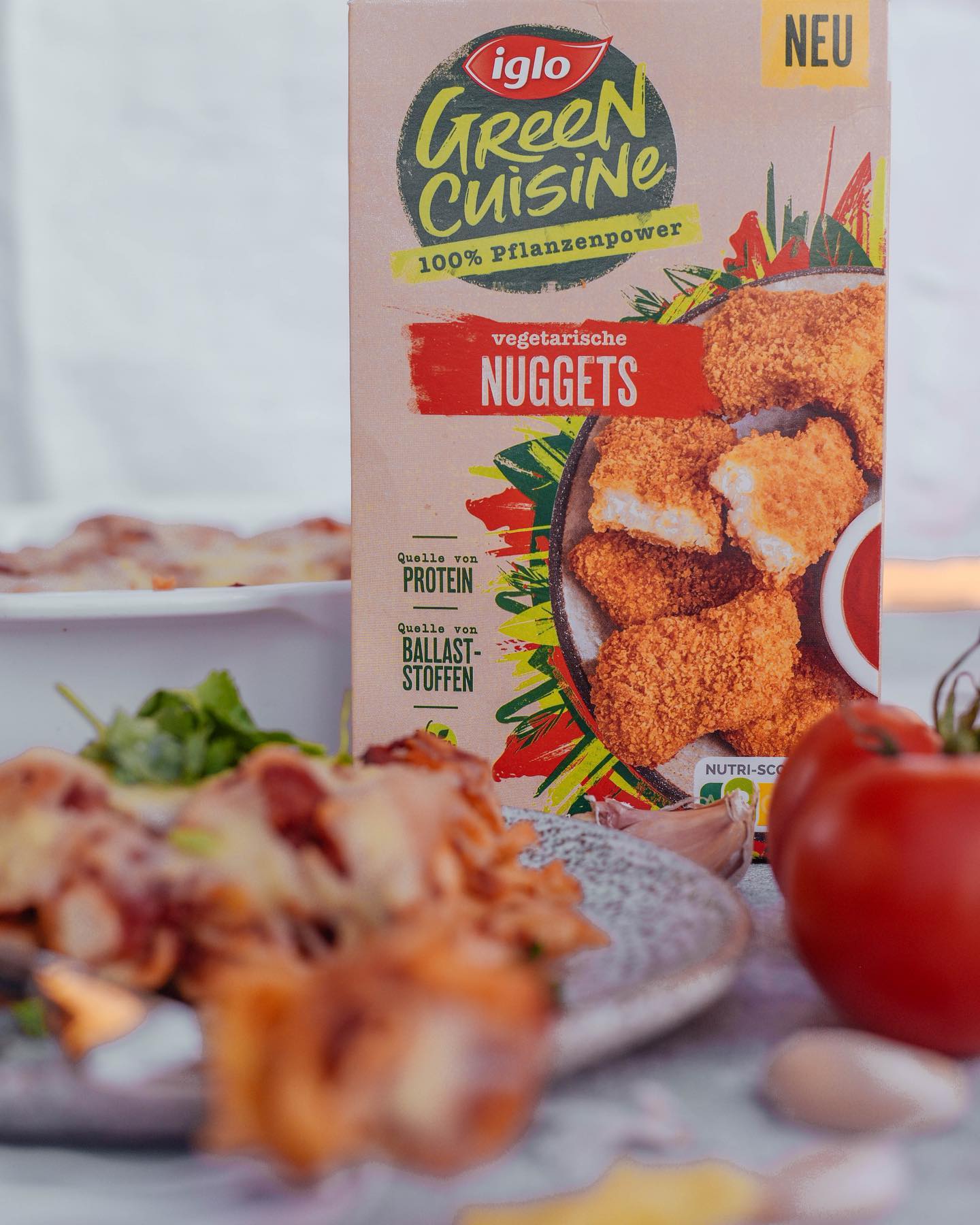 Vegetarian Nugget Pasta Casserole