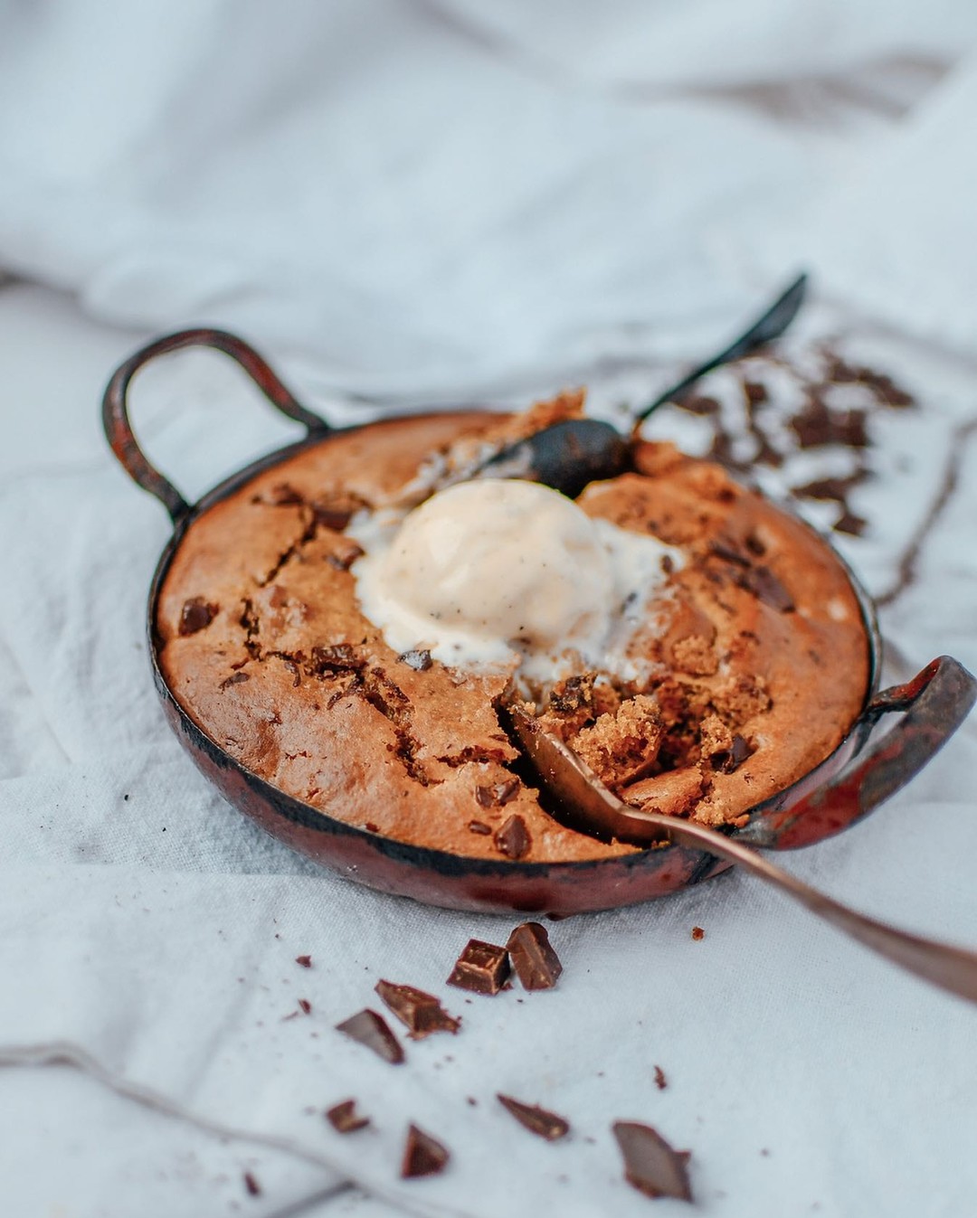 Vegan Sugar-Free Cookie Skillet