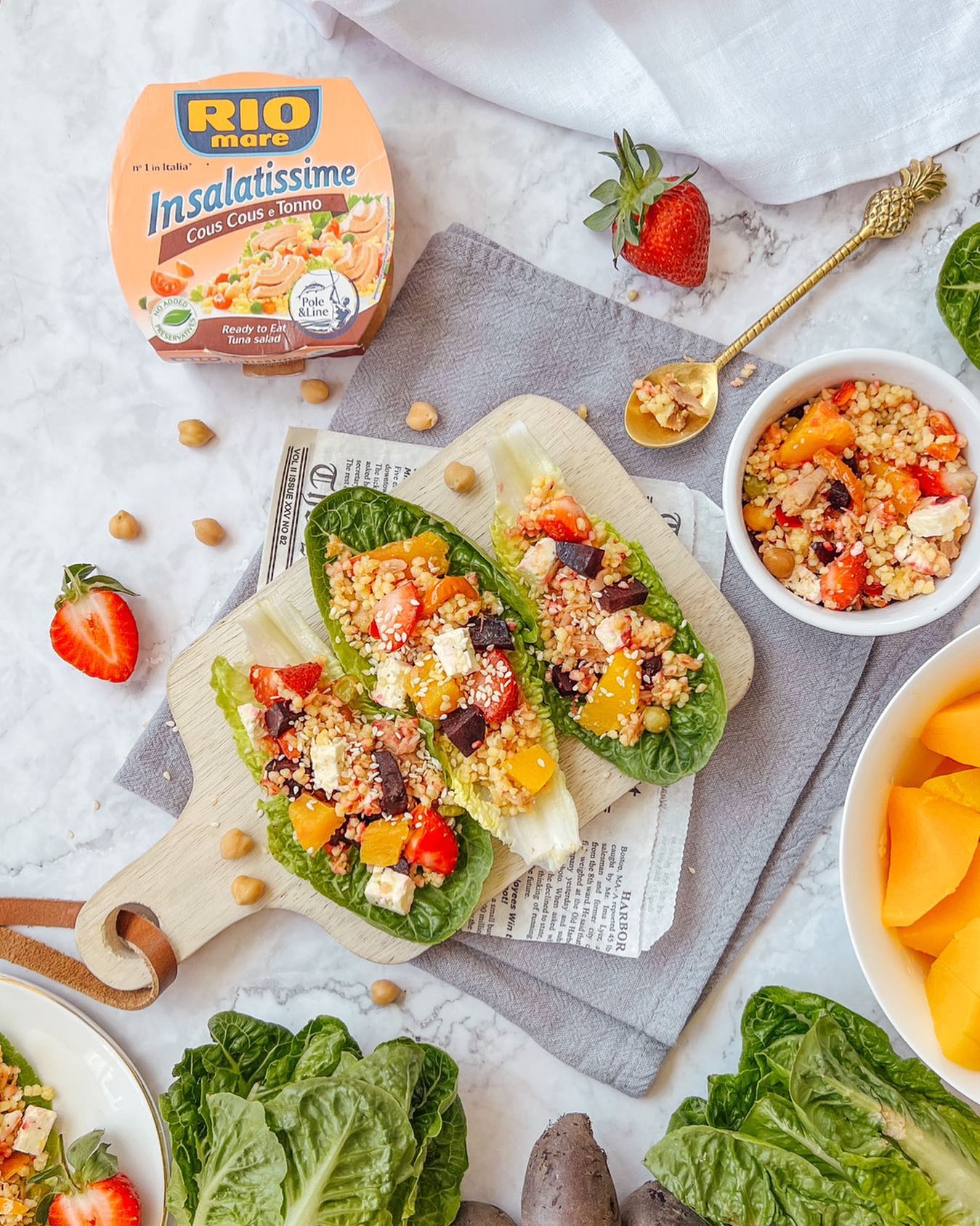 Fitness Salad Boats