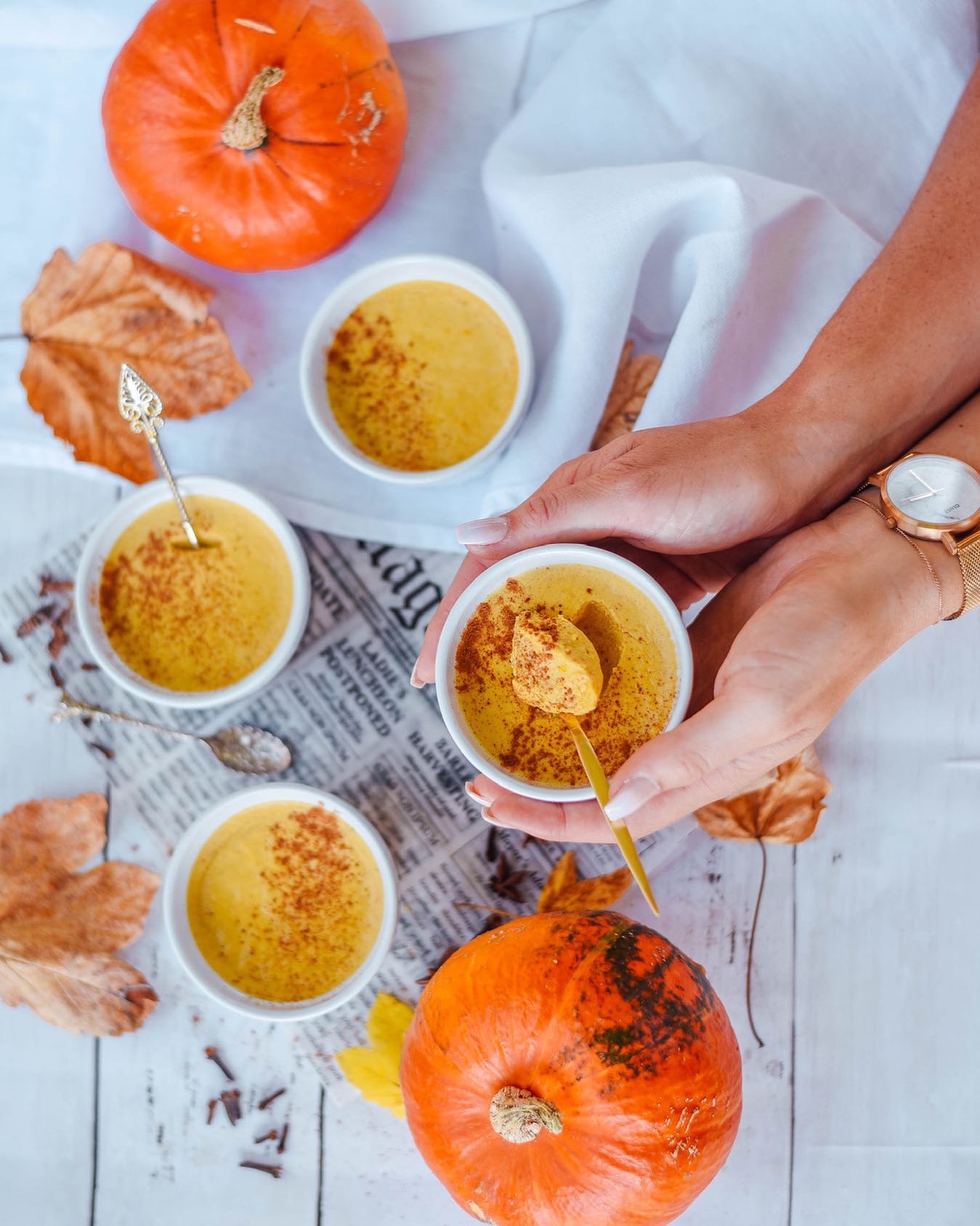 Sugar-Free Pumpkin Panna Cotta
