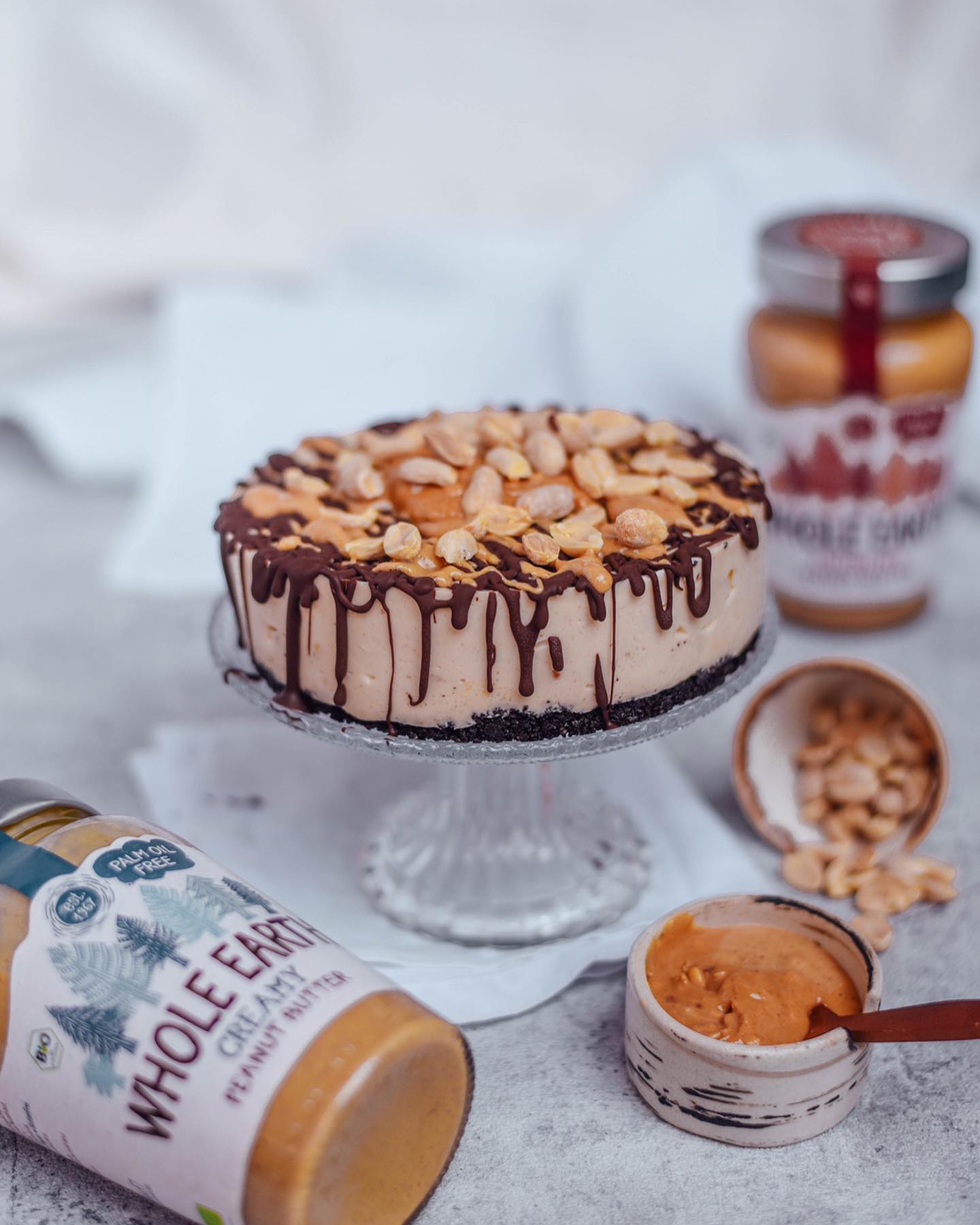 No-Bake Peanut Butter Cheesecake
