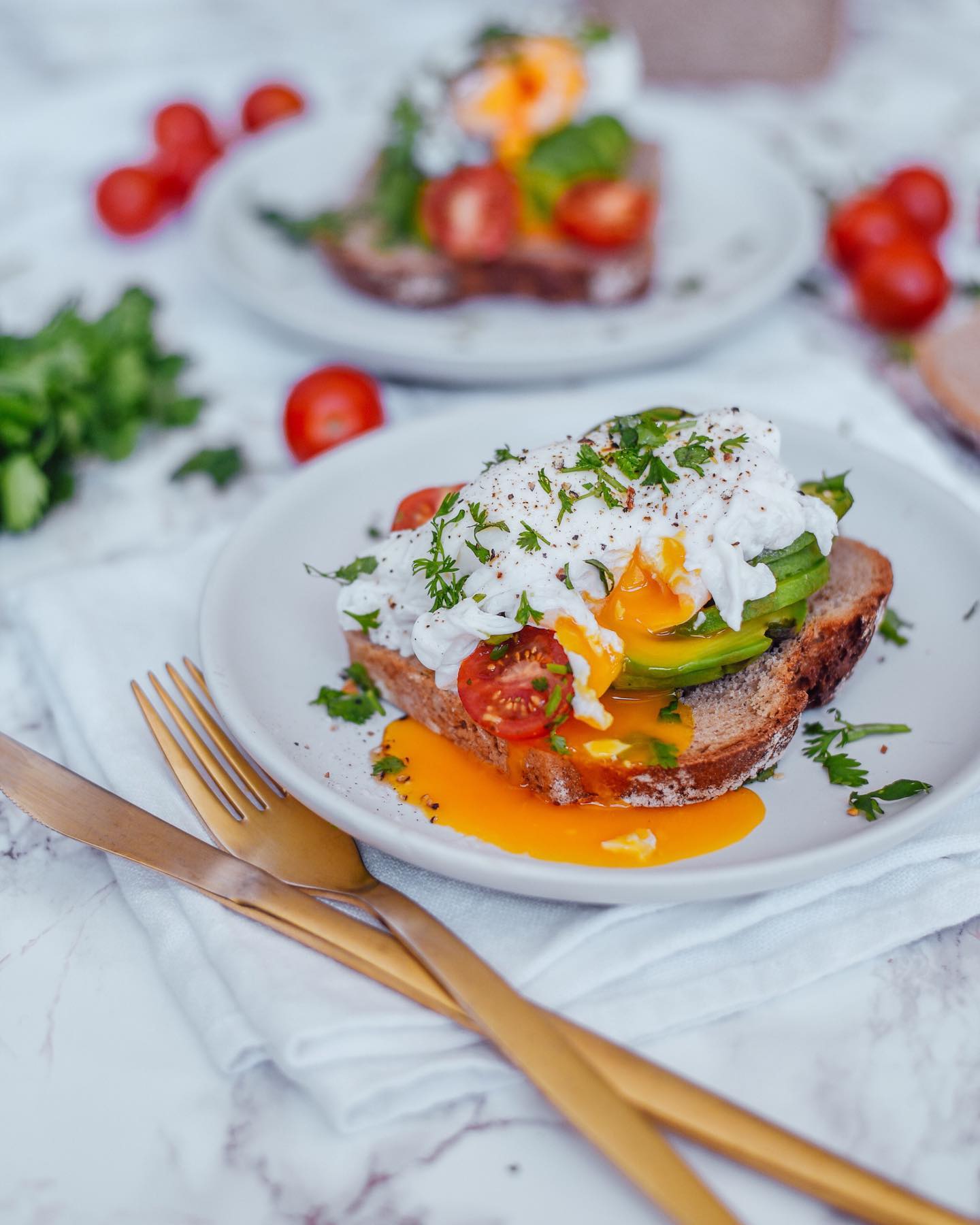 Poached Egg on Avocado Toast