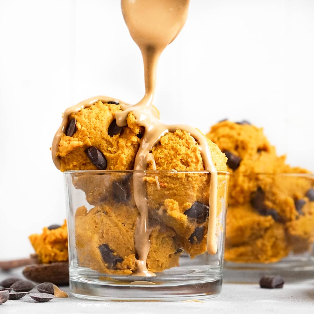 Simple Healthy Vegan Pumpkin Cookie Dough
