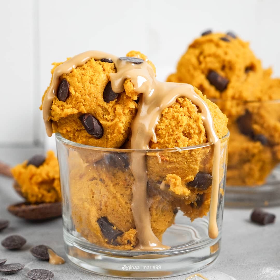 Simple Healthy Vegan Pumpkin Cookie Dough