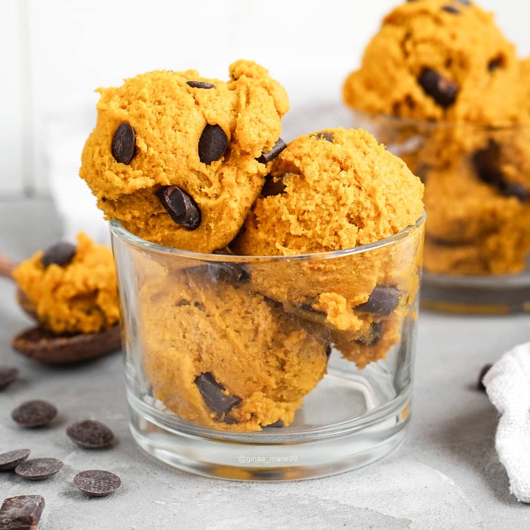 Simple Healthy Vegan Pumpkin Cookie Dough