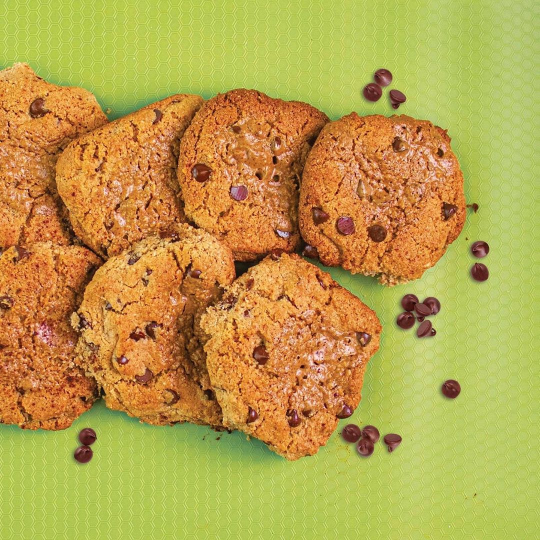 Vegan Gluten-Free Almond Butter Chocolate Chip Cookies