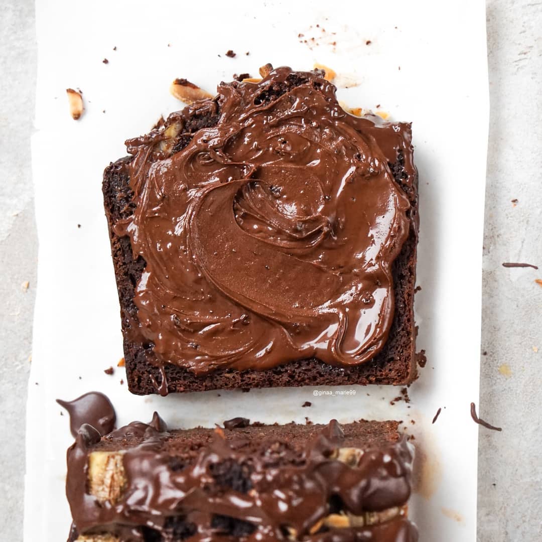 Vegan Chocolate Banana Bread Delight