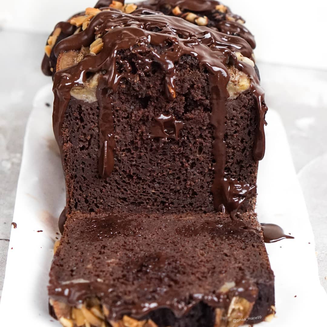 Vegan Chocolate Banana Bread Delight