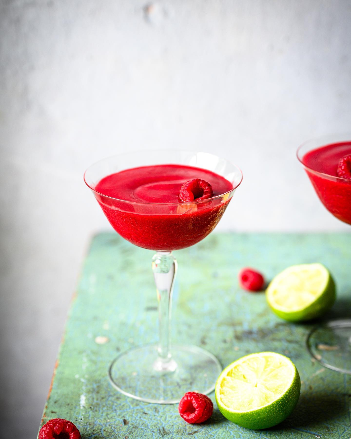 Frozen Raspberry Daiquiri Cocktail