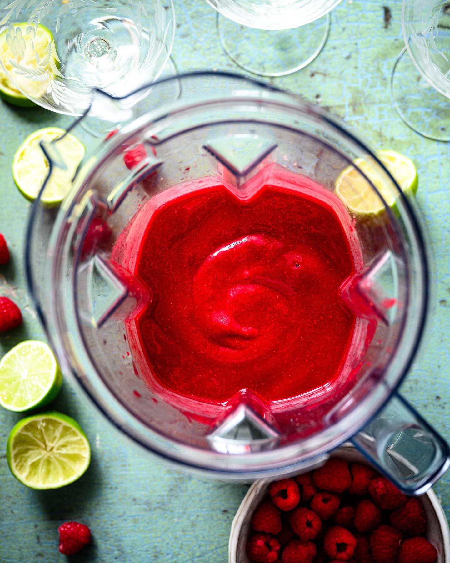 Frozen Raspberry Daiquiri Cocktail