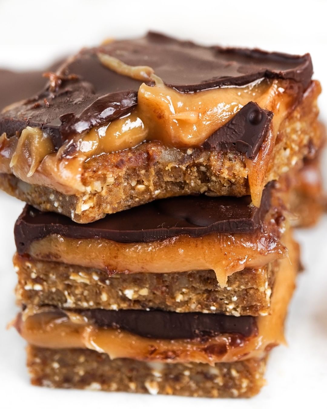 Salted Peanut Caramel Bars