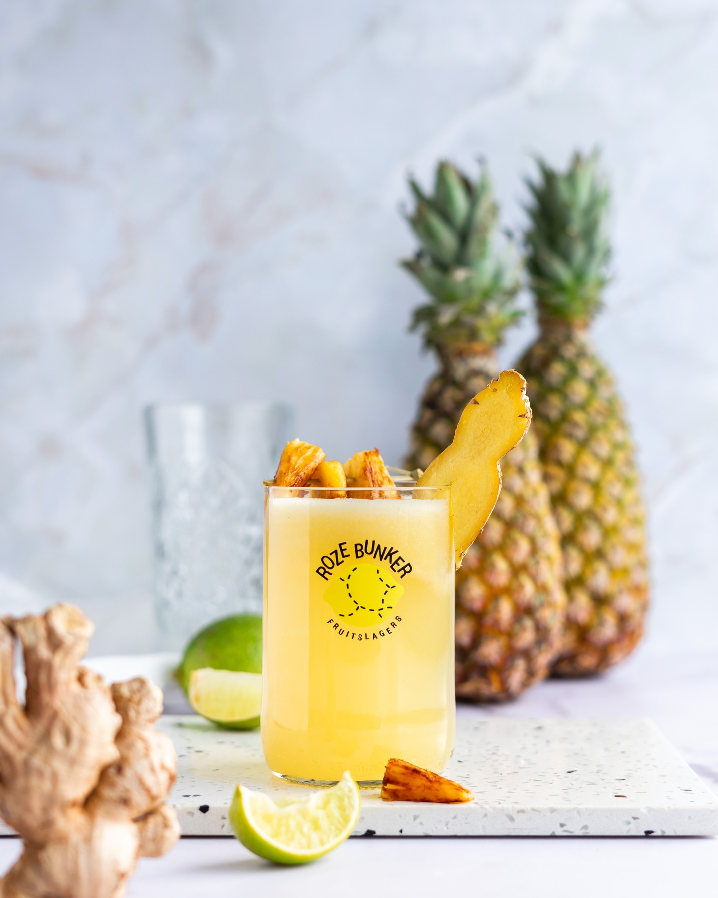Pineapple Lime Ginger Mocktail