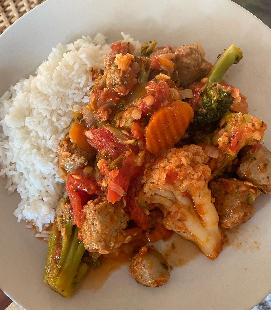 Hearty Sausage Casserole with Store Cupboard Staples