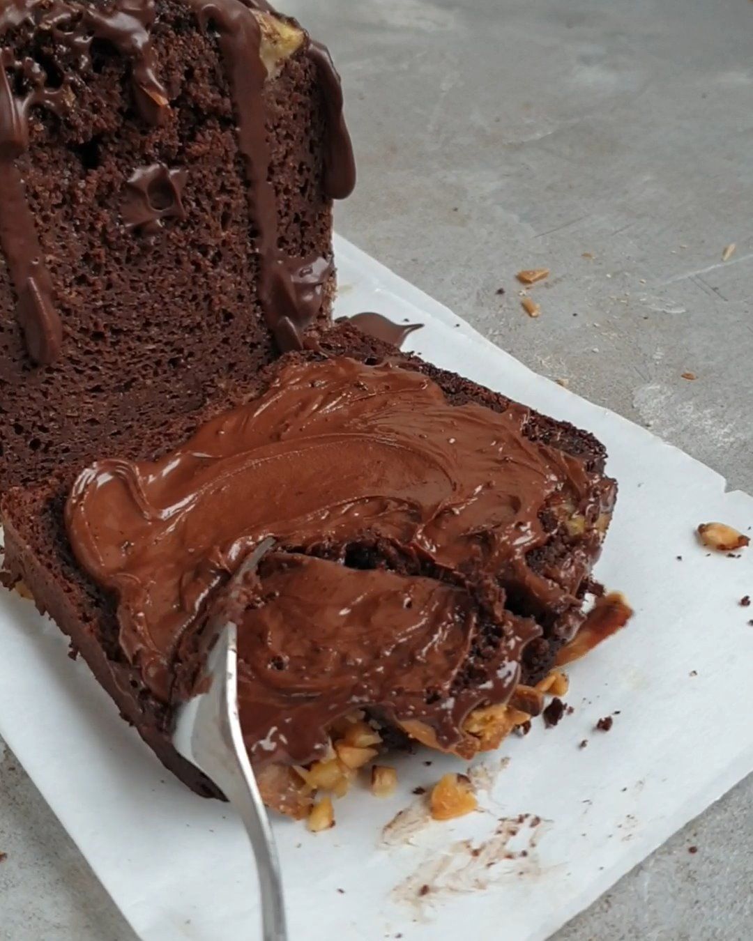 Healthy Vegan Chocolate Banana Bread