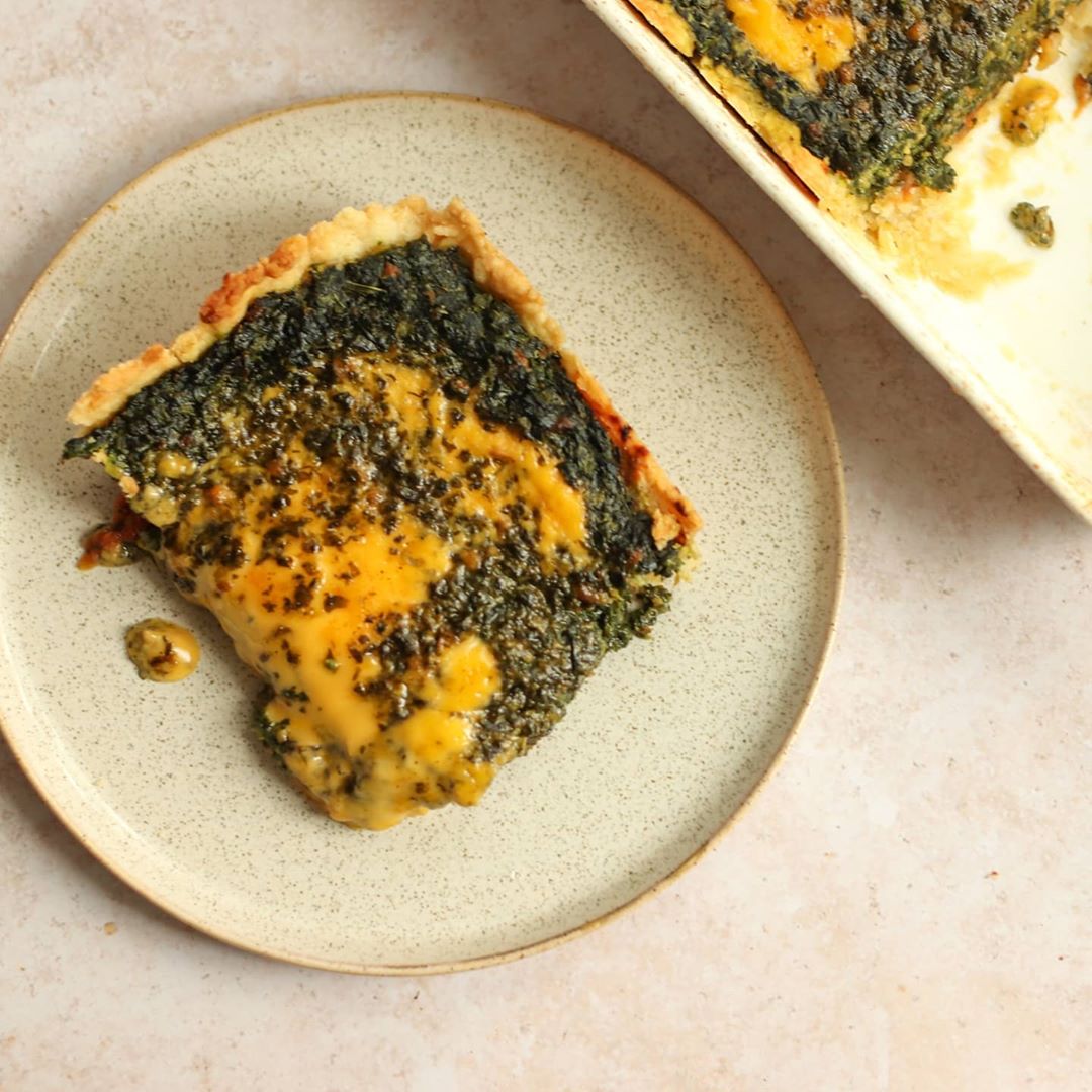 Vegan Spinach-Cheese Pie