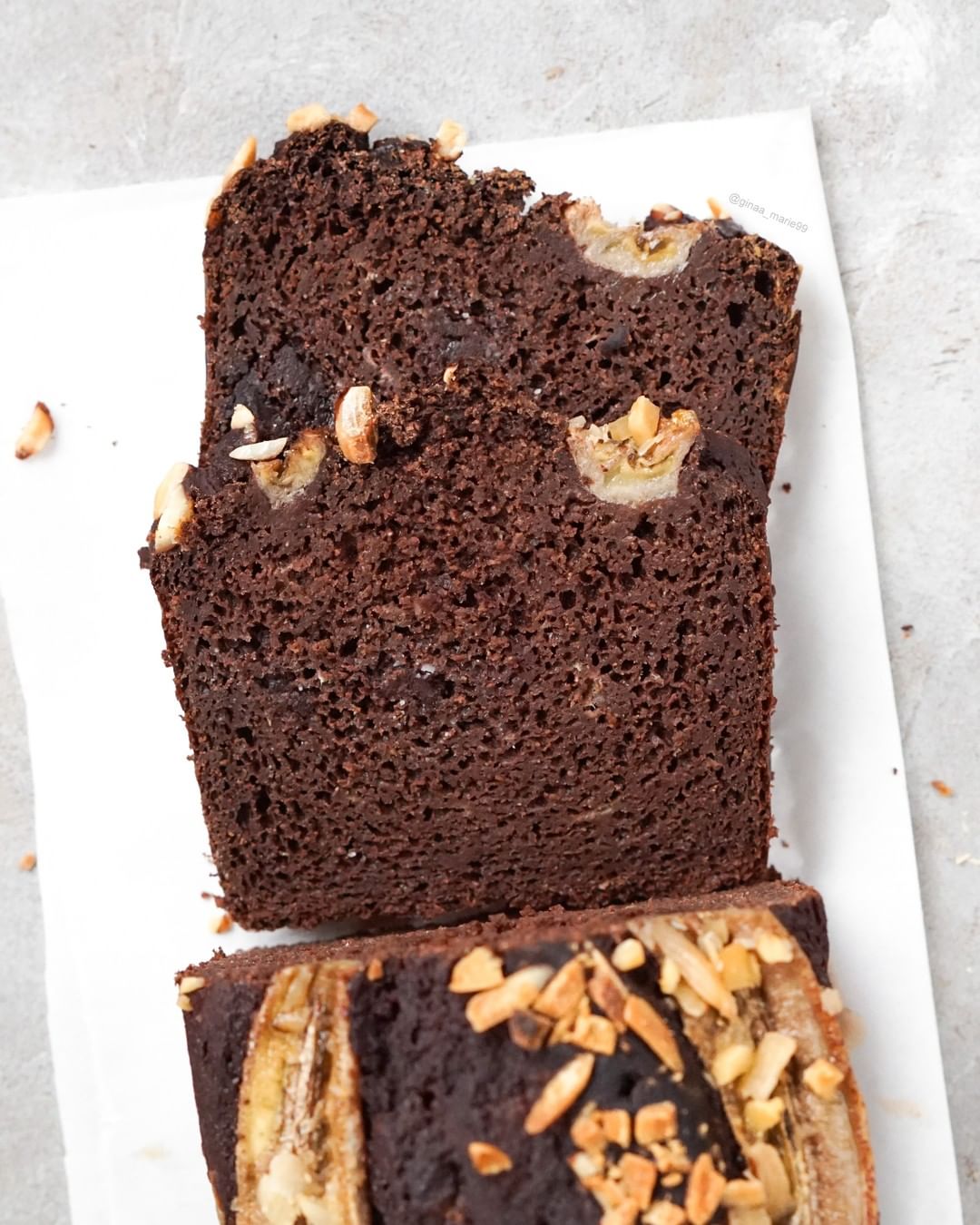 Healthy Vegan Chocolate Banana Bread