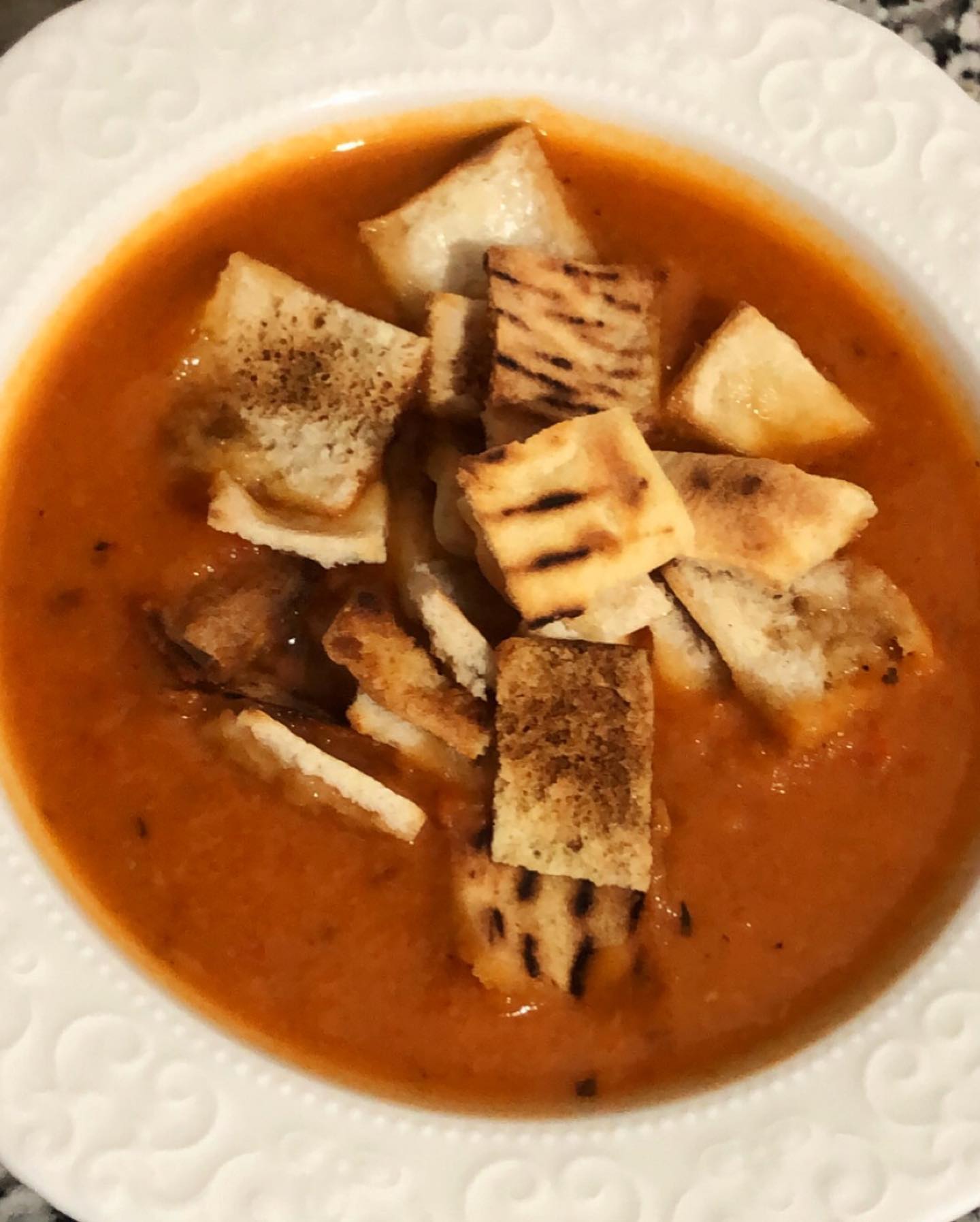 Roasted Tomato Soup with Grilled Cheese Sandwiches