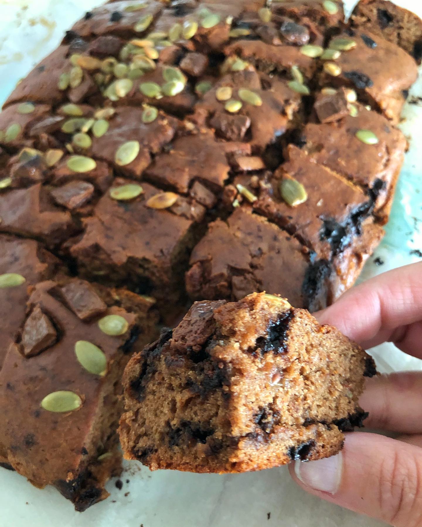 Vegan Chocolate Banana Cake