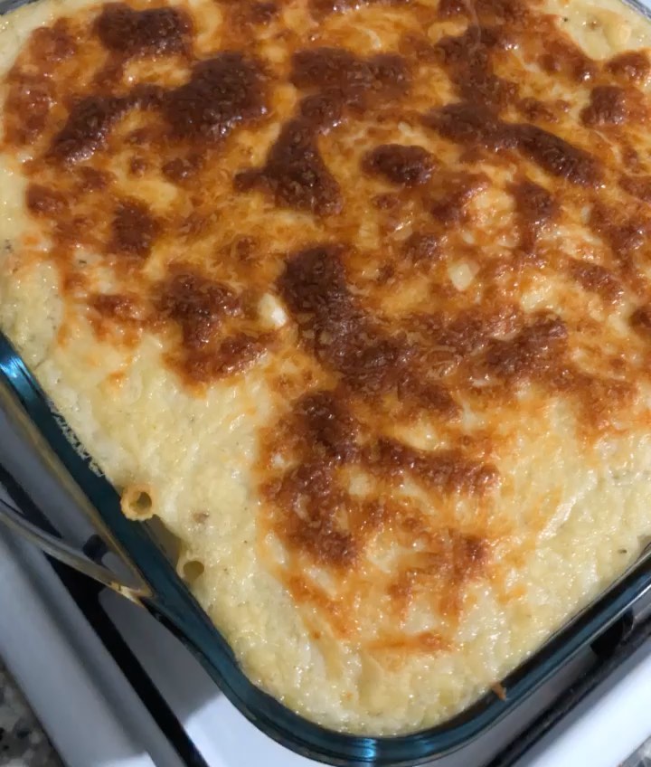 Vegan Béchamel Pasta with Soy Mince