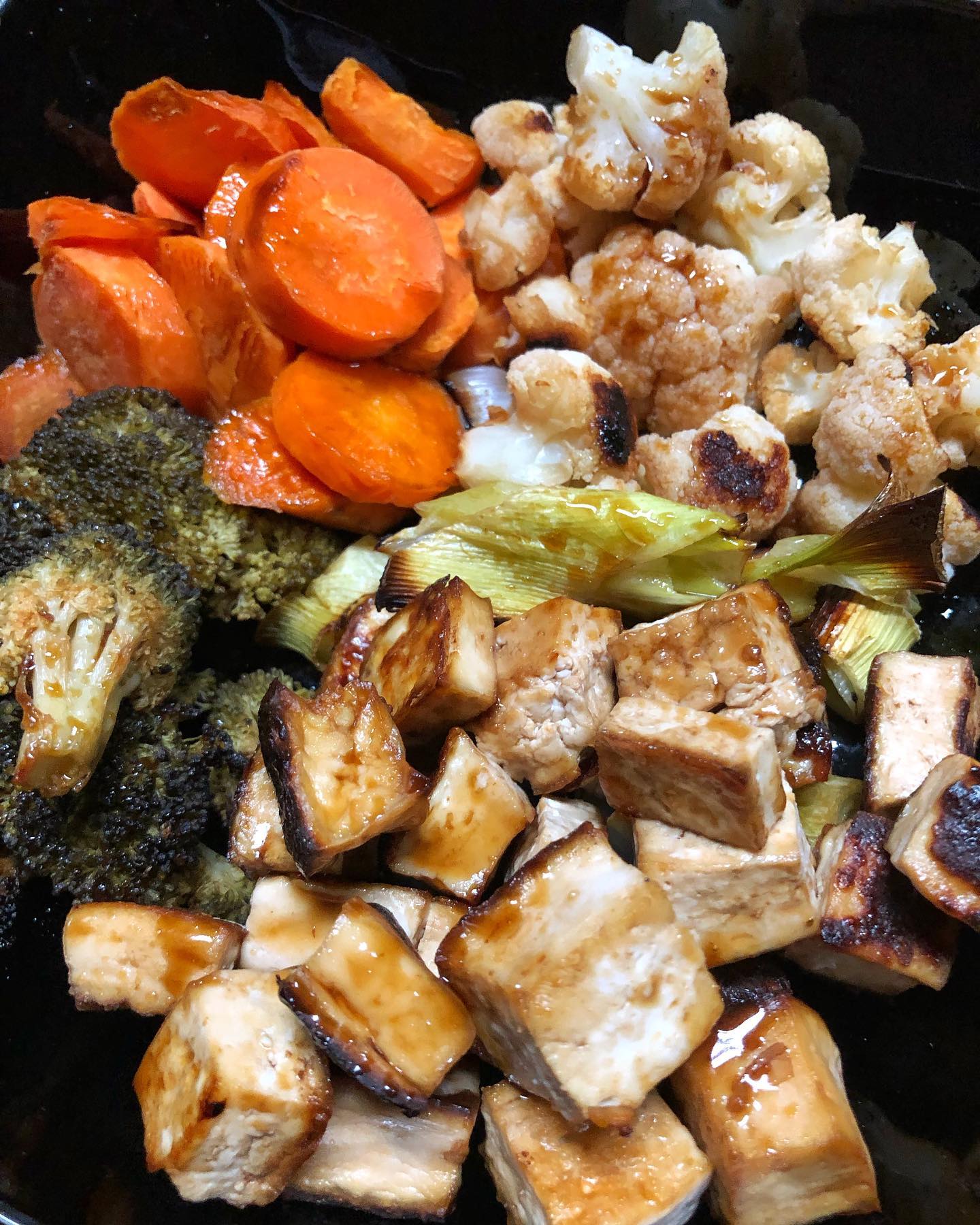 Baked Tofu and Vegetables with Sauce