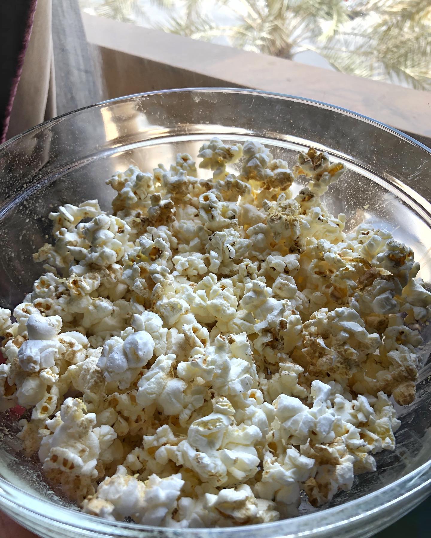 Microwave Air-Popped Popcorn Snack
