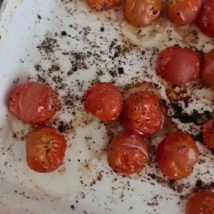 White Bean Lentil Bolognese with Roasted Tomatoes