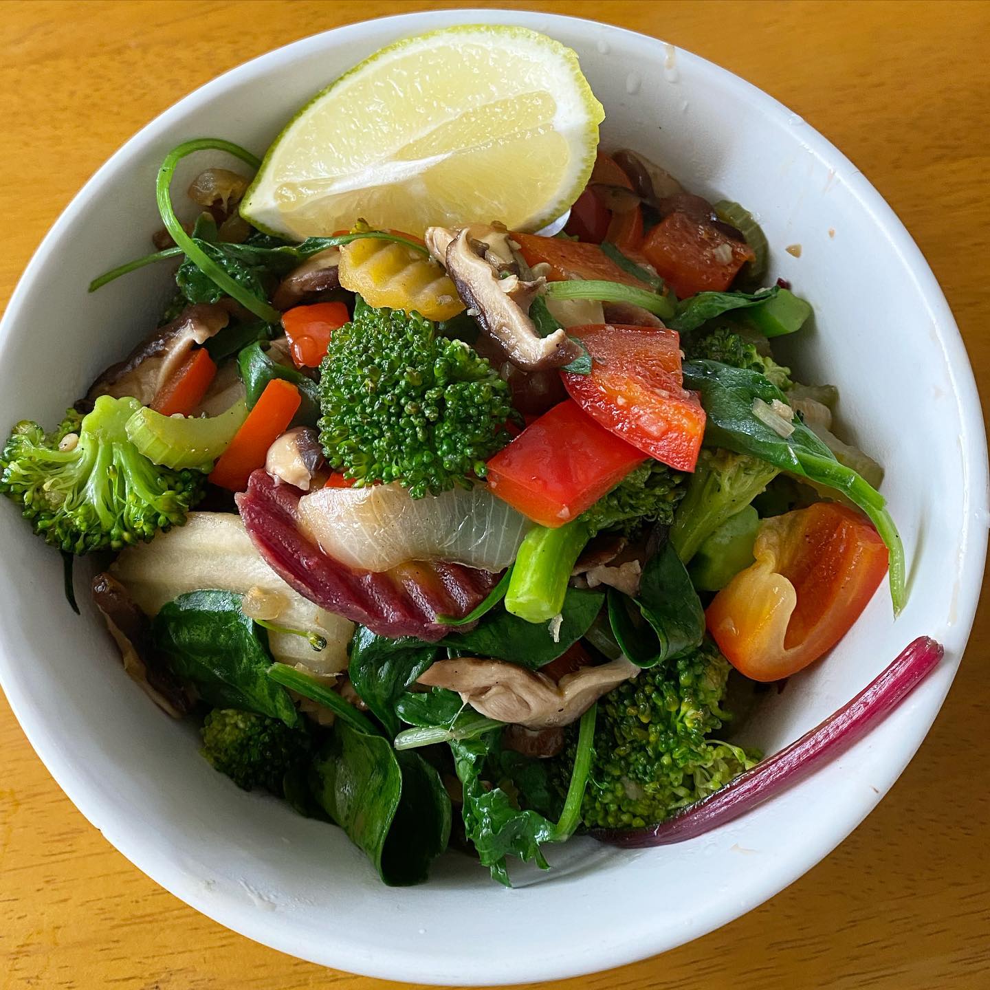 Shiitake Mushroom Veggie Saute
