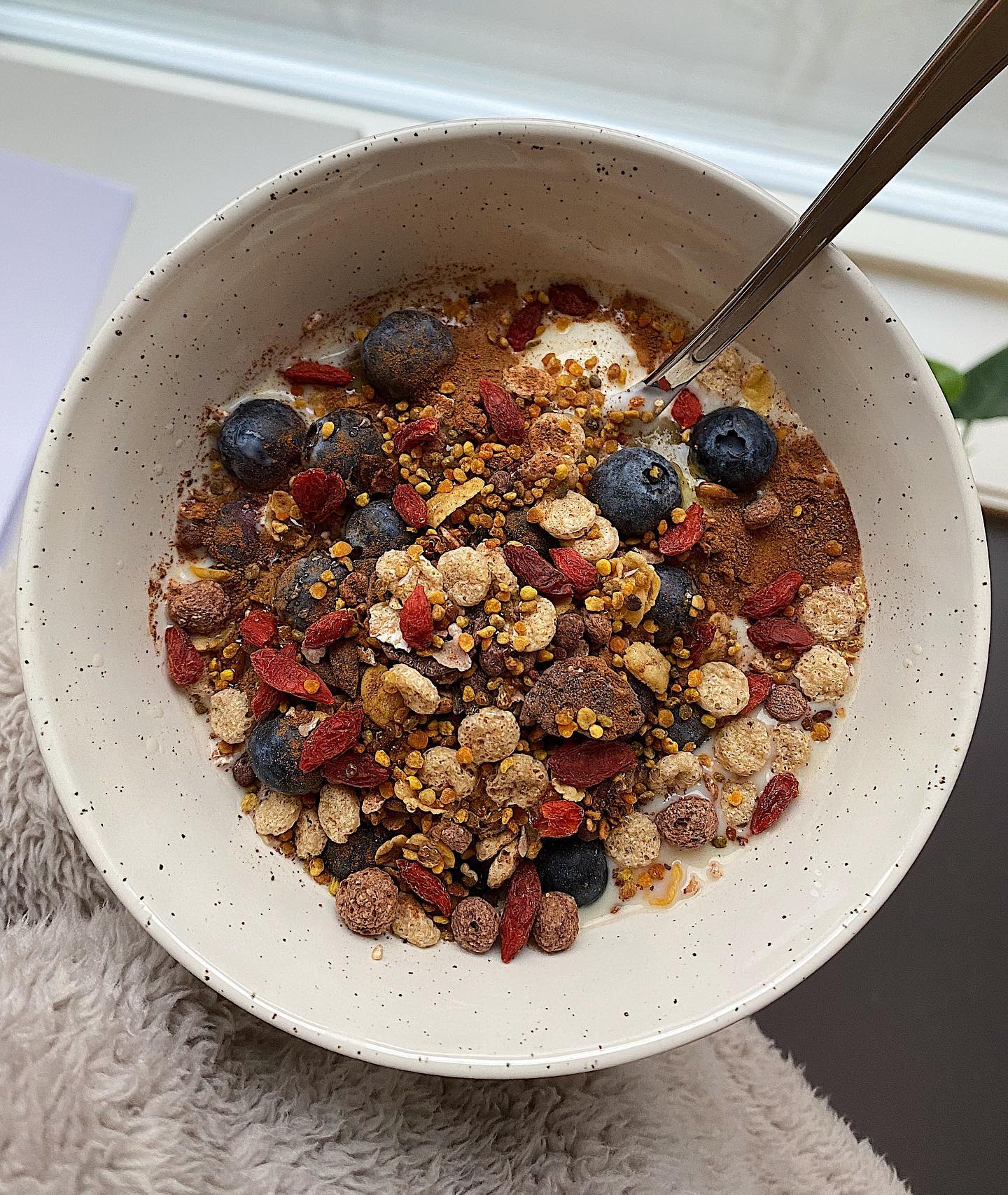 Greek Yogurt Bowl with Fruits and Honey
