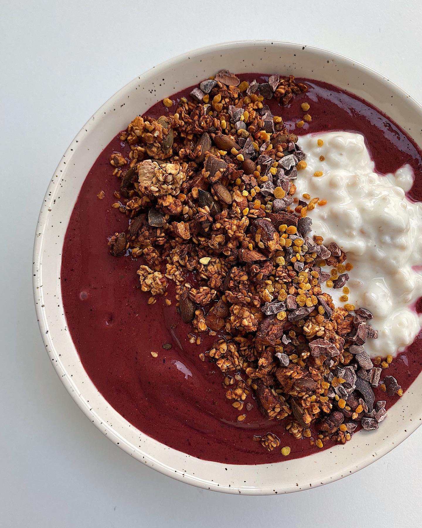 Blueberry Banana Protein Smoothie Bowl