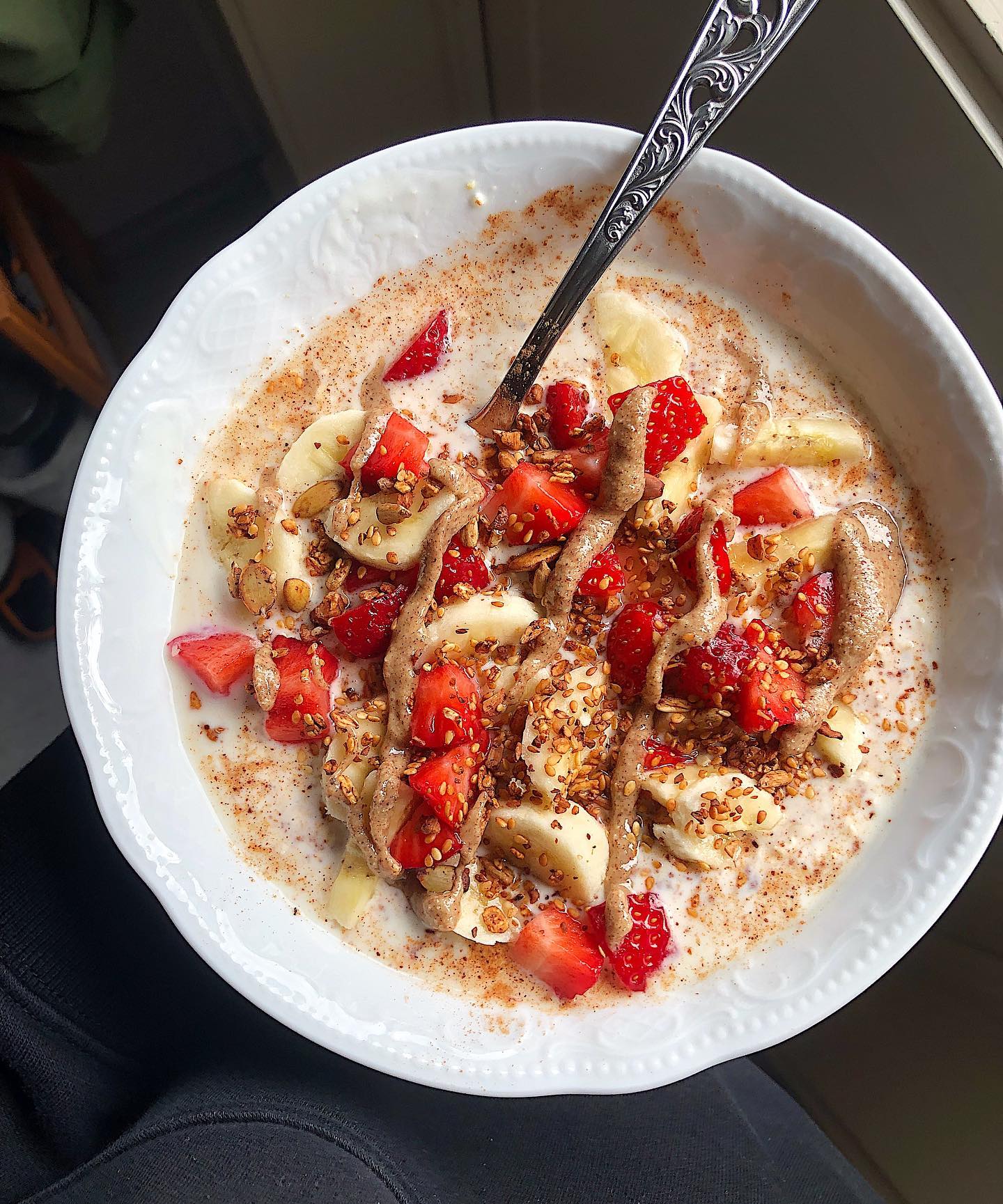 Quick Soaked Oats Breakfast Bowl