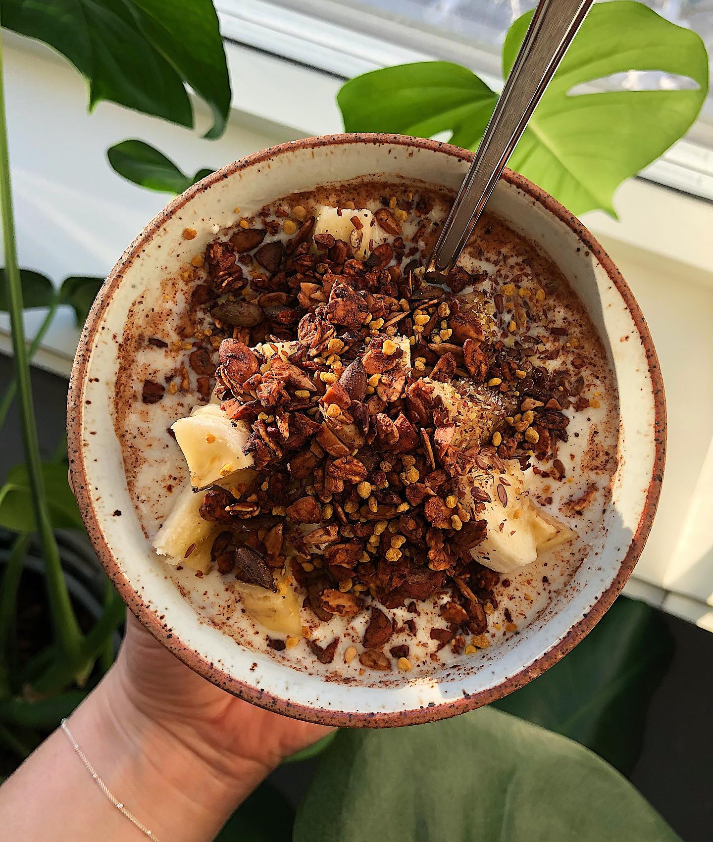 Banana and Honey Yogurt Bowl