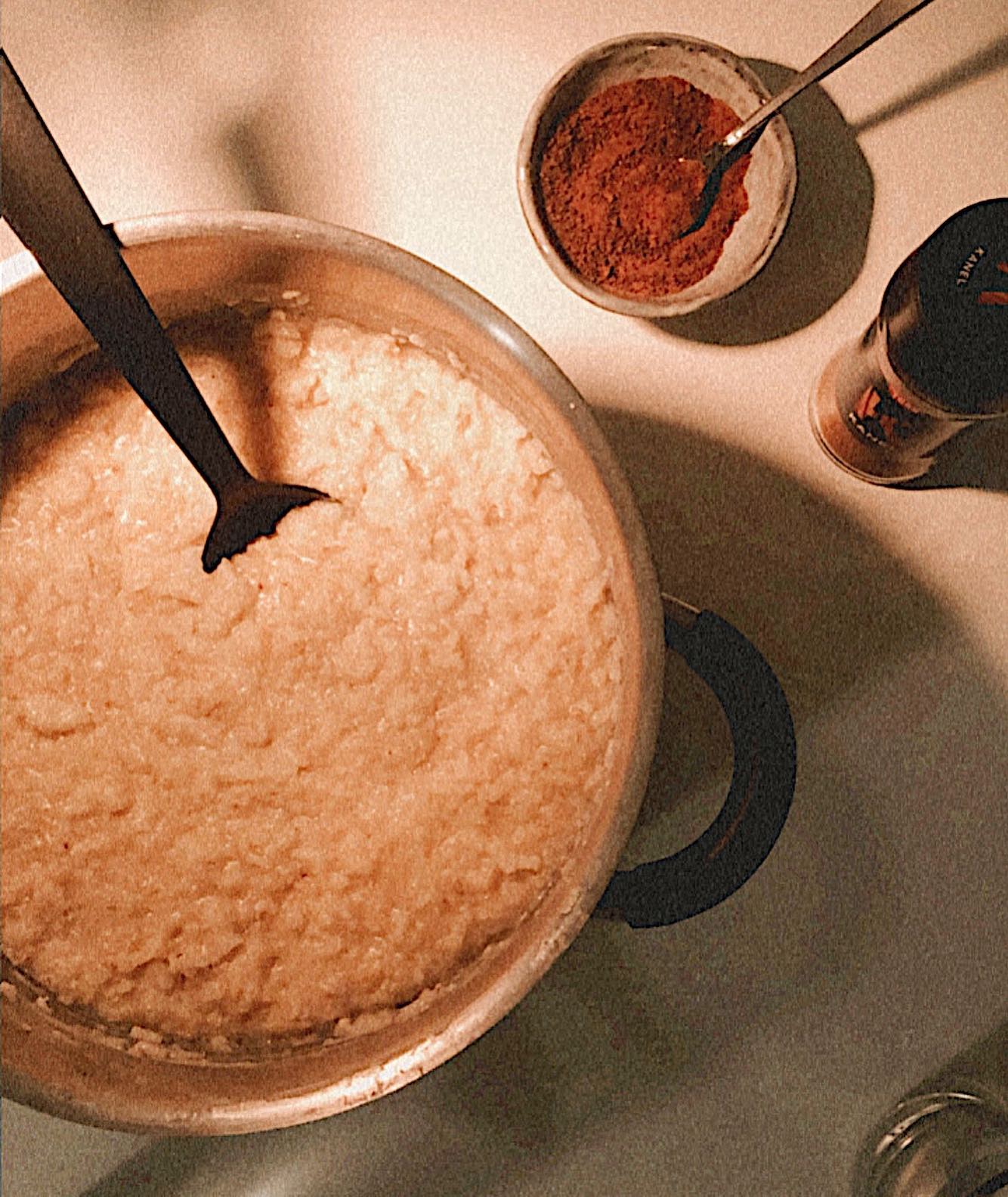 Healthy Vegan Norwegian Christmas Porridge