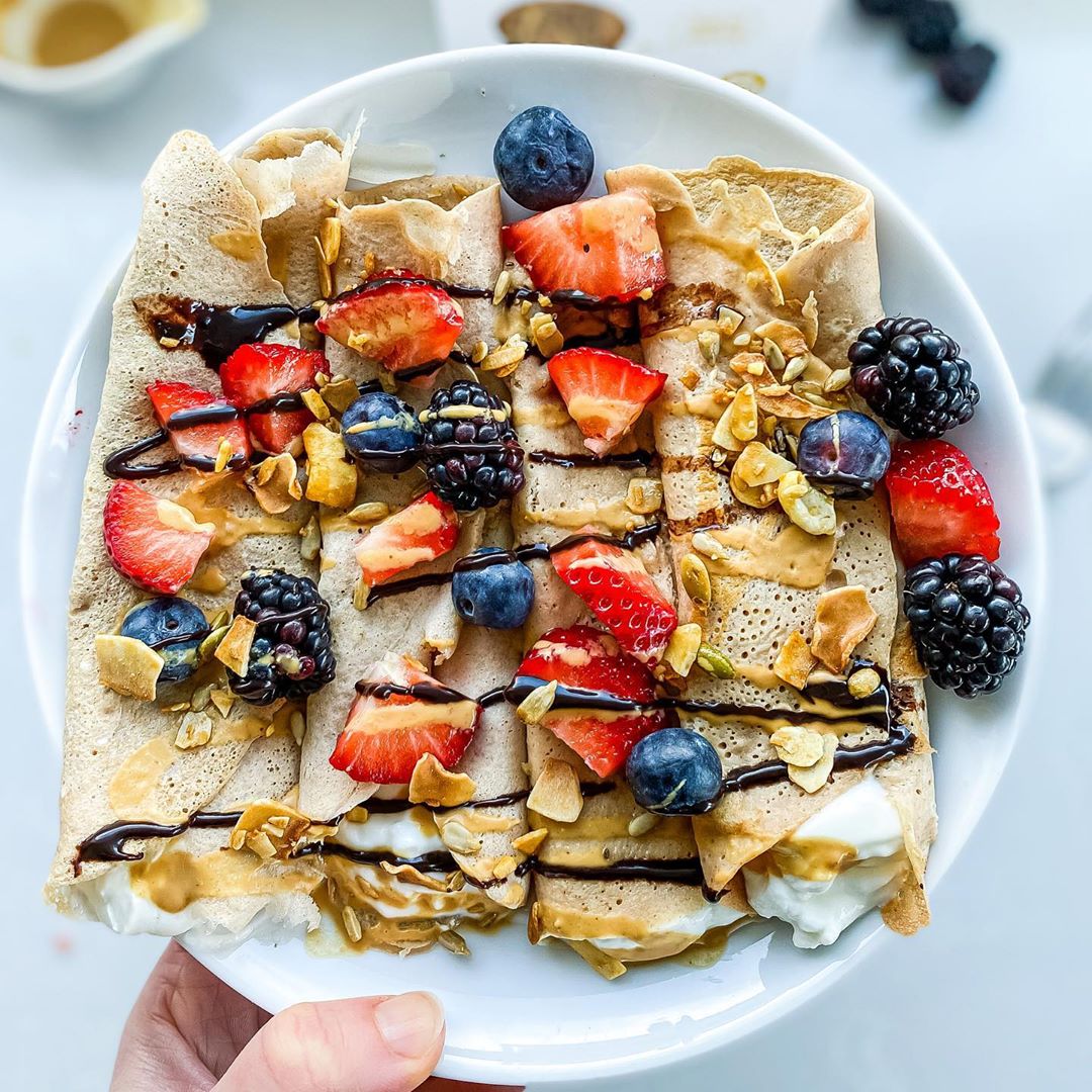Simple Vegan Buckwheat Crepes for Breakfast