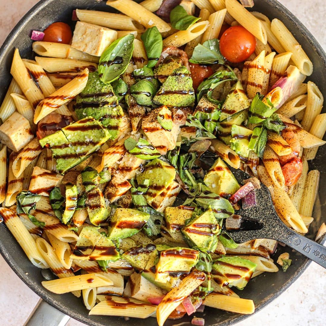 Balsamic Veggie Pasta Dish