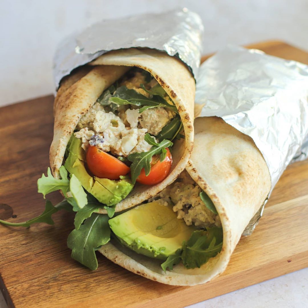Tofu Egg Salad Wraps