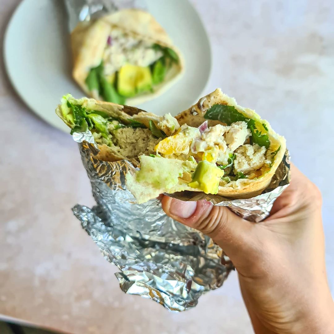 Tofu Egg Salad Wraps
