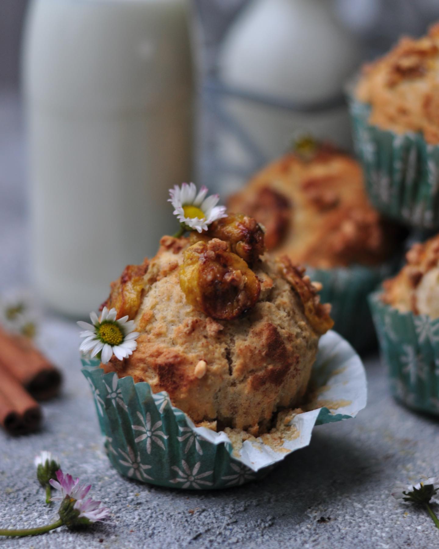 Warm Gluten-Free & Vegan Banana Bread Cupcakes