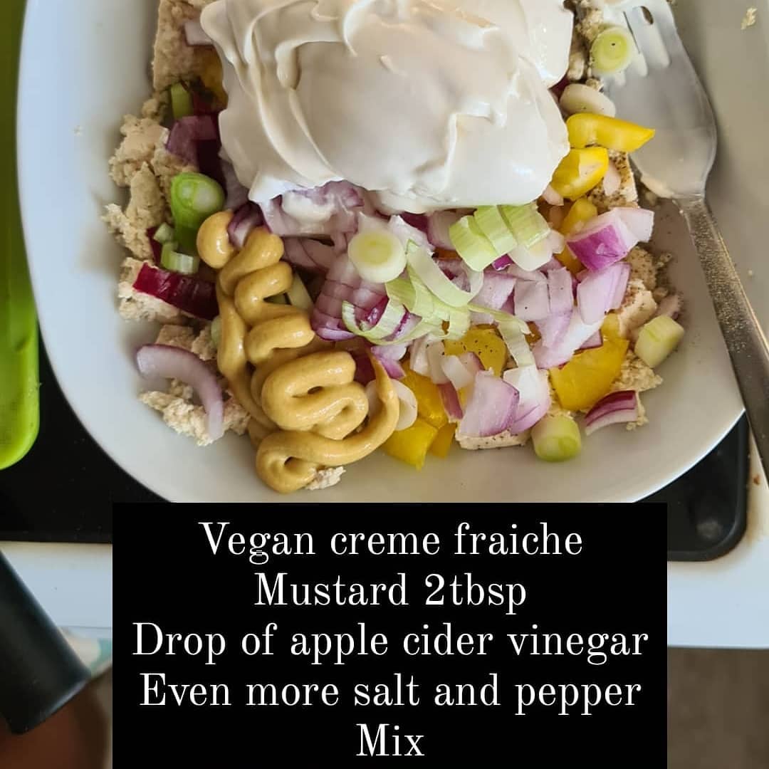 Tofu Egg Salad Wraps