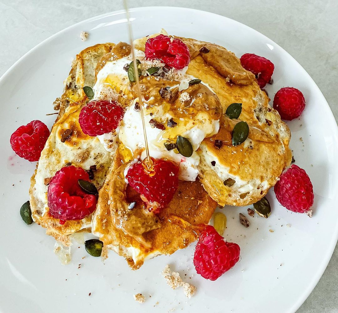 Sourdough Protein French Toast with Toppings