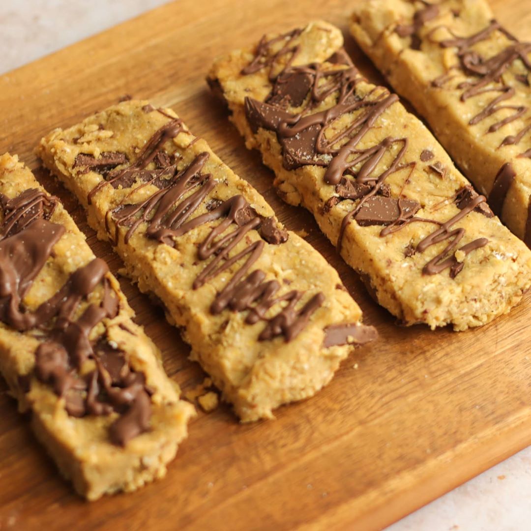 Chickpea Cookie Dough Bars