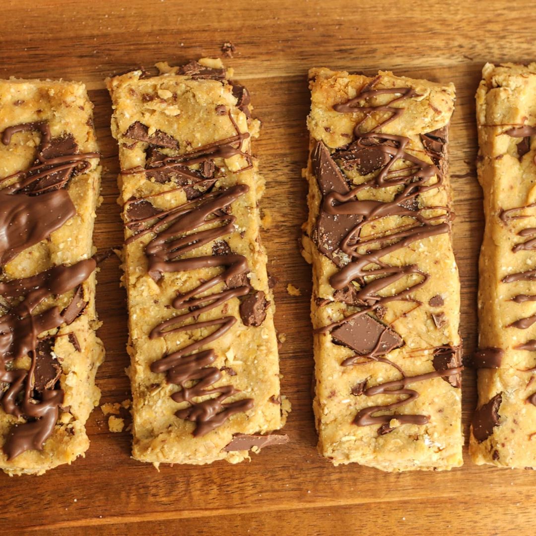 Chickpea Cookie Dough Bars