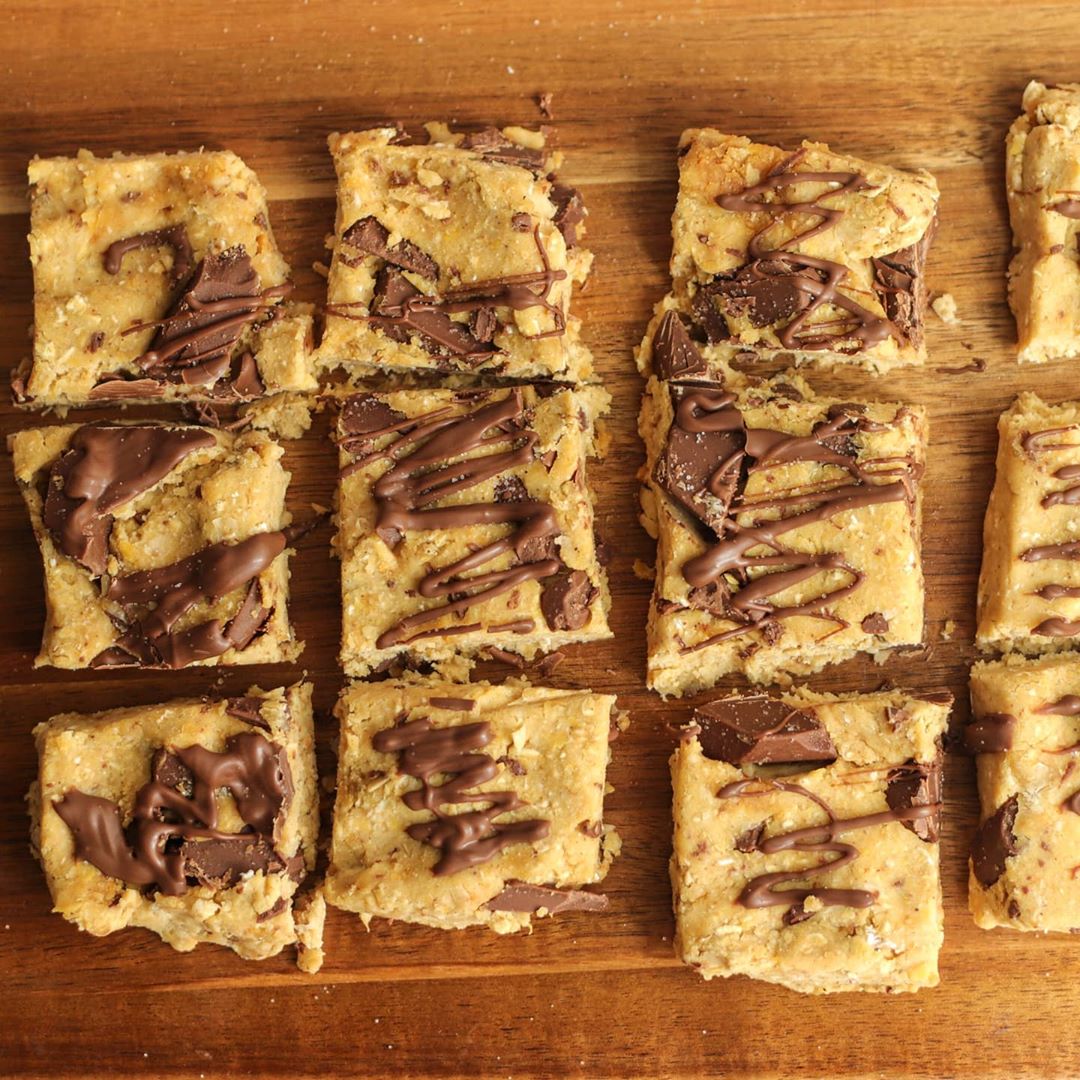 Chickpea Cookie Dough Bars