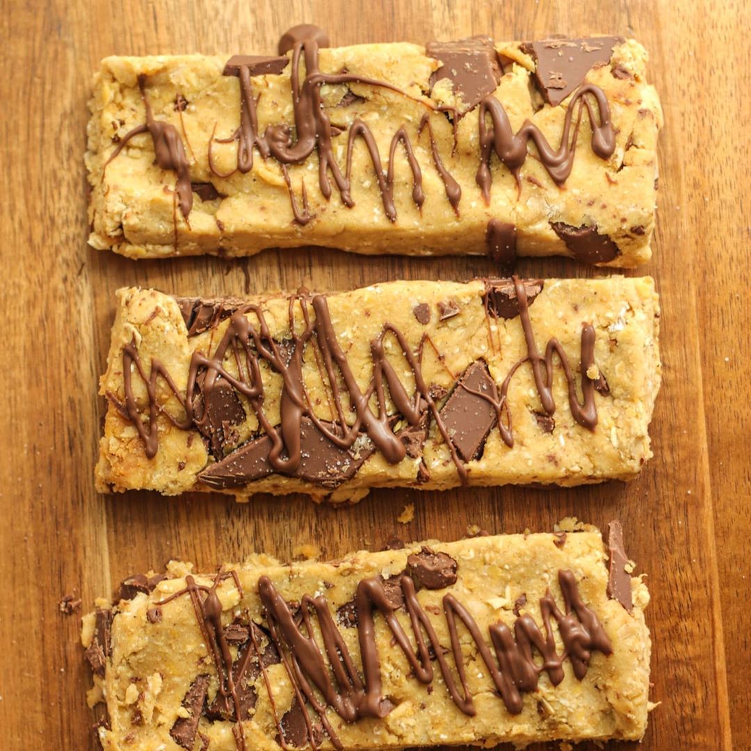 Chickpea Cookie Dough Bars